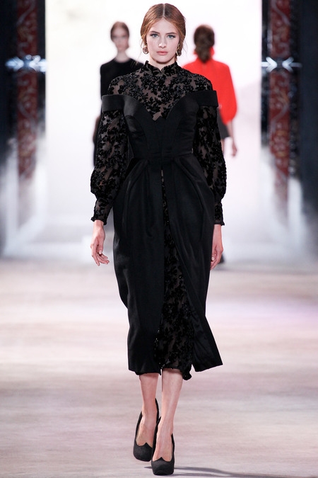 Sanne Vloet for Couture shows Fall 2013 Ulyana Sergeenko